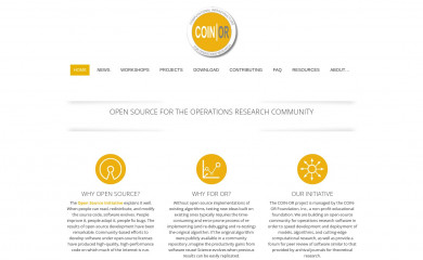 coin-or.org screenshot