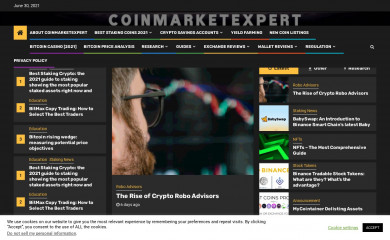 coinmarketexpert.com screenshot