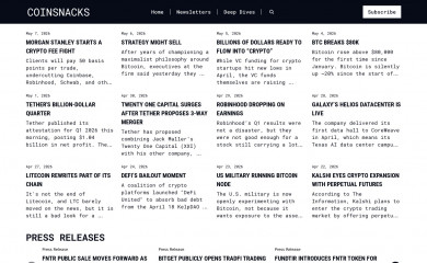 coinsnacks.com screenshot