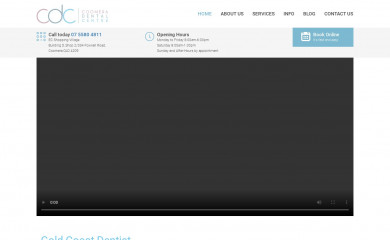 coomeradentalcentre.com.au screenshot