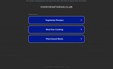 cookvegetarian.club screenshot