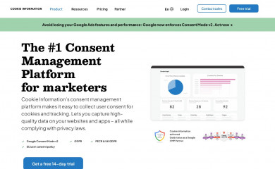 cookieinformation.com screenshot