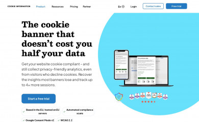 cookieinformation.com screenshot