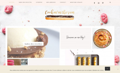 cookinintherain.fr screenshot