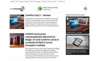 coolsmartphone.com screenshot