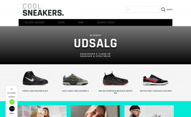 coolsneakers.dk screenshot