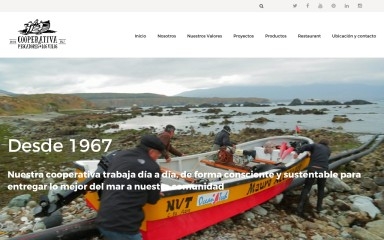 cooperativadepescadores.cl screenshot