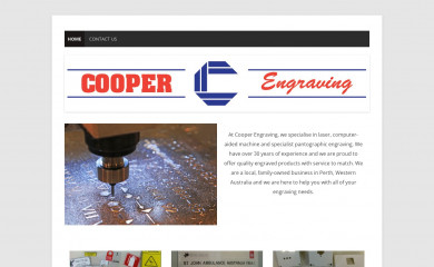 cooperengraving.com.au screenshot
