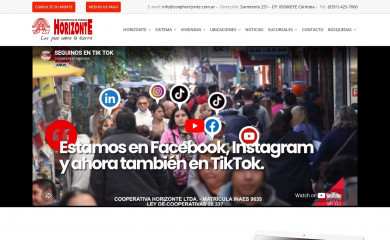 coophorizonte.com.ar screenshot