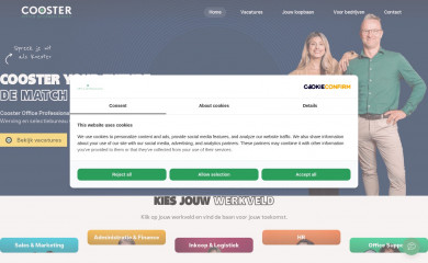 coosterprofessionals.nl screenshot