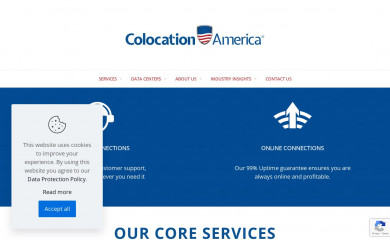 colocationamerica.com screenshot