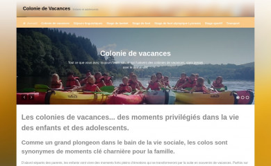 colonie-vacances.fr screenshot