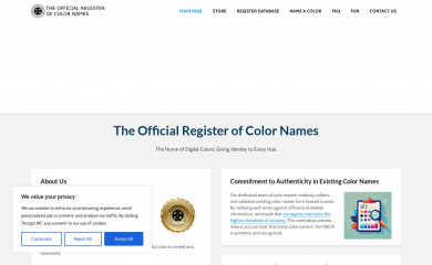 color-register.org screenshot