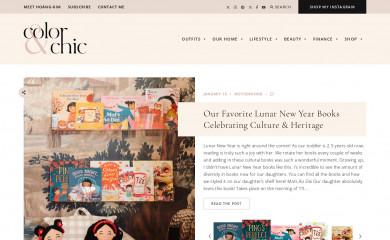 colorandchic.com screenshot