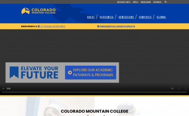 coloradomtn.edu screenshot