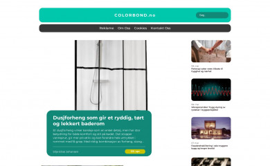 colorbond.no screenshot