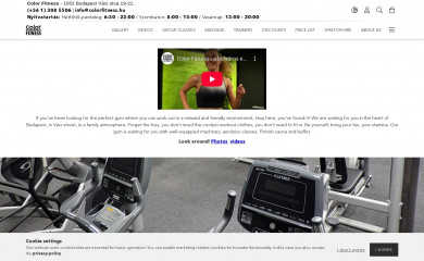 colorfitness.hu screenshot