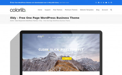 http://colorlib.com/wp/themes/illdy/ screenshot