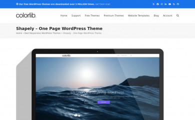 https://colorlib.com/wp/themes/shapely screenshot