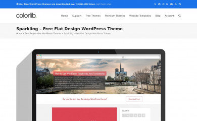 http://colorlib.com/wp/themes/sparkling screenshot