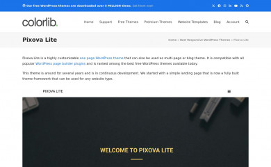 https://colorlib.com/wp/themes/pixova-lite/ screenshot