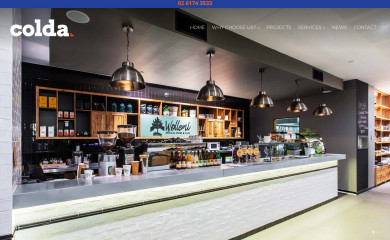 coldaconstructions.com.au screenshot