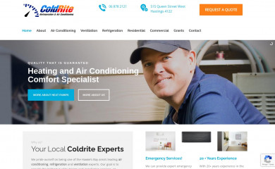 coldrite.co.nz screenshot