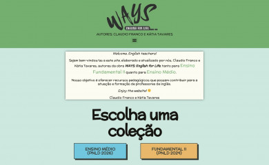 colecaoway.com.br screenshot