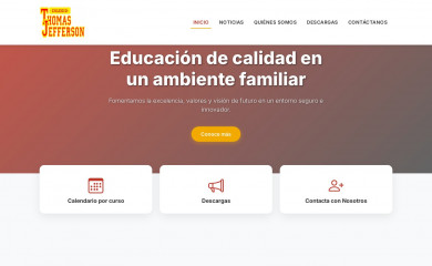 colegiothomasjefferson.cl screenshot