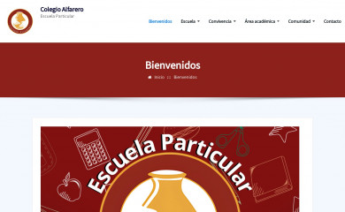 colegioalfarero.cl screenshot