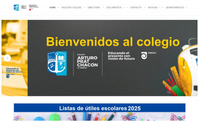 colegioaprat.cl screenshot