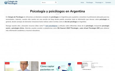 colegiodepsicologossj.com.ar screenshot