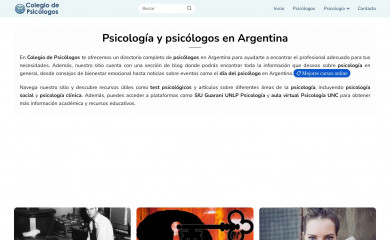 colegiodepsicologossj.com.ar screenshot