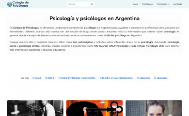 colegiodepsicologossj.com.ar screenshot