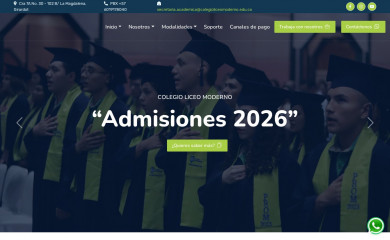 colegioliceomoderno.edu.co screenshot