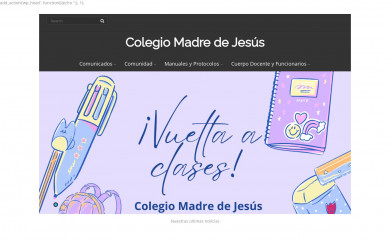 colegiomadredejesus.cl screenshot