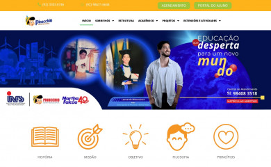 colegiopinocchio.com.br screenshot