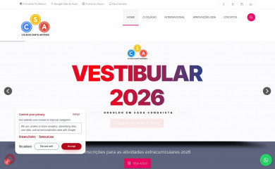 colegiosantoantonio.com.br screenshot