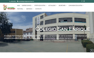 colegiosanenrique.com screenshot