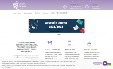 colegiosanroque.com screenshot