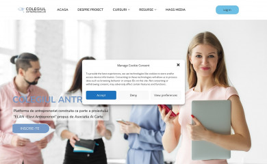 colegiulantreprenorilor.ro screenshot