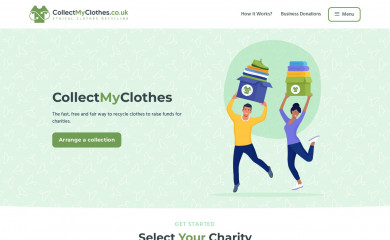 collectmyclothes.co.uk screenshot