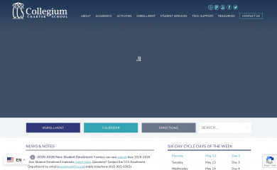 collegiumcharter.com screenshot