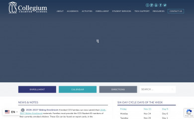 collegiumcharter.com screenshot