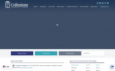 collegiumcharter.com screenshot
