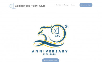 collingwoodyachtclub.com screenshot