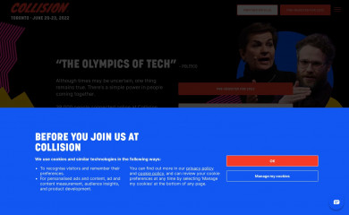 collisionconf.com screenshot