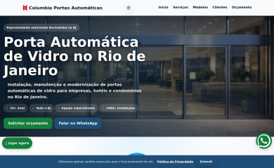 columbiaprojetos.com.br screenshot