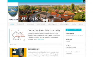 commune-loffre.fr screenshot