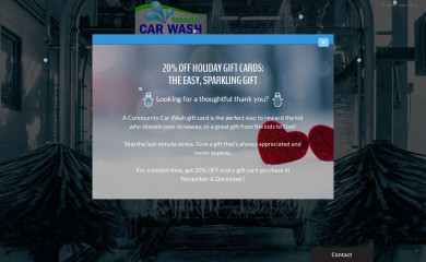 communitycarwash9w.com screenshot